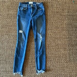 Frame La Skinny de Jeanne Jeans